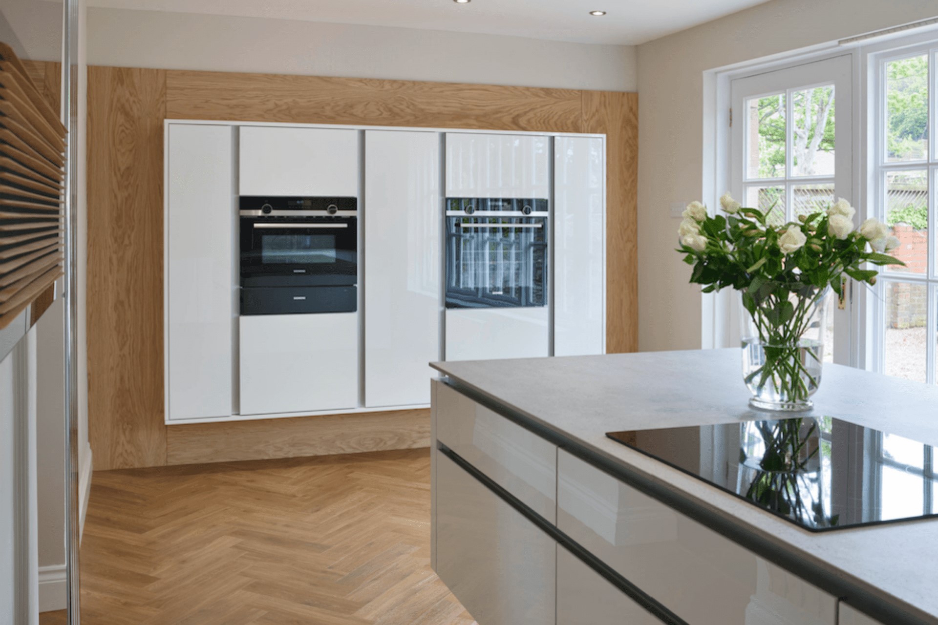 White Glossy Kitchen Colchester