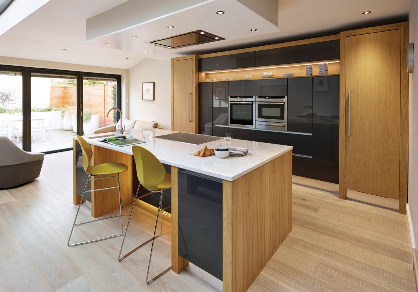 Modern Kitchen With Wooden Finish